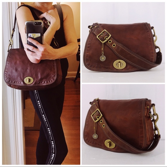 Coach Handbags - Coach Ltd Ed XL Ali Legacy Distressed Leather Hobo